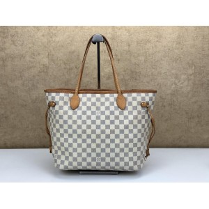 LOUIS VUITTON N51107 NEVERFULL MM DAMIER AZUR